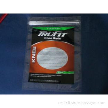 Clear Foil Zipper Pouch Packaging Custom Printed For Hardwa